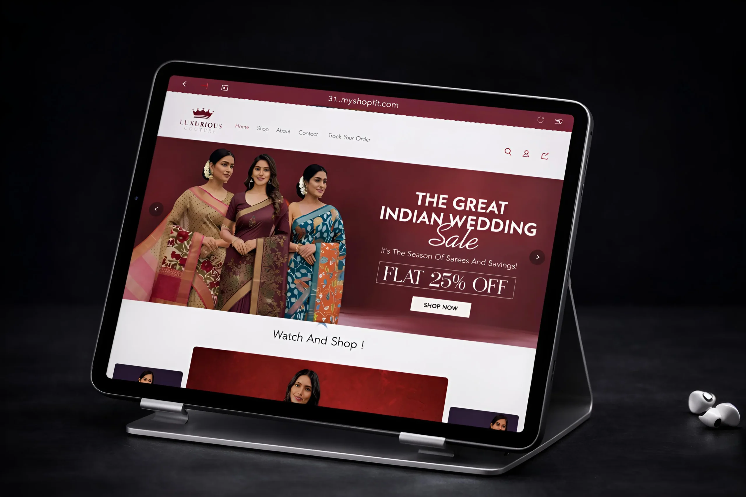 Luxury fashion ecommerce website design