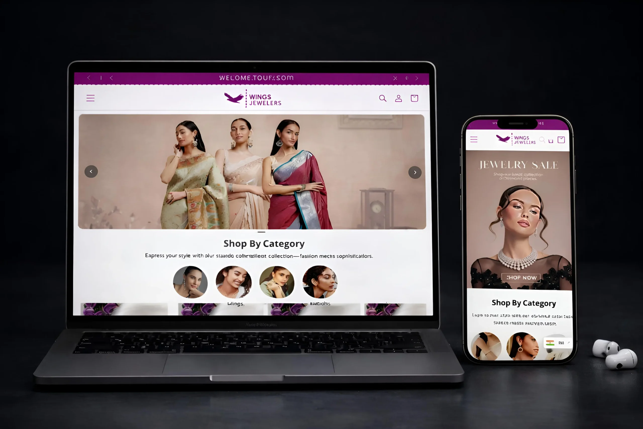 Cross device responsive web design project