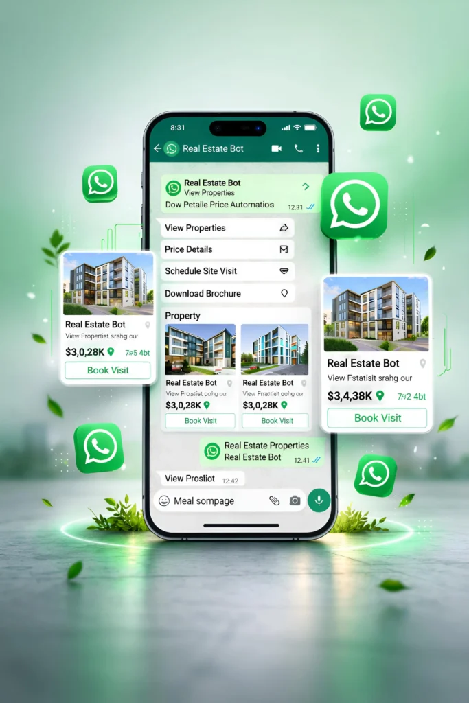 WhatsApp chatbot automation for instant customer replies and lead management
