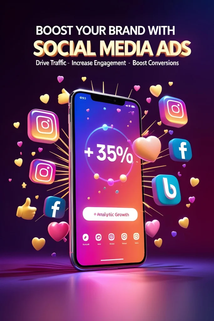 Social media advertising services to boost brand engagement and conversions